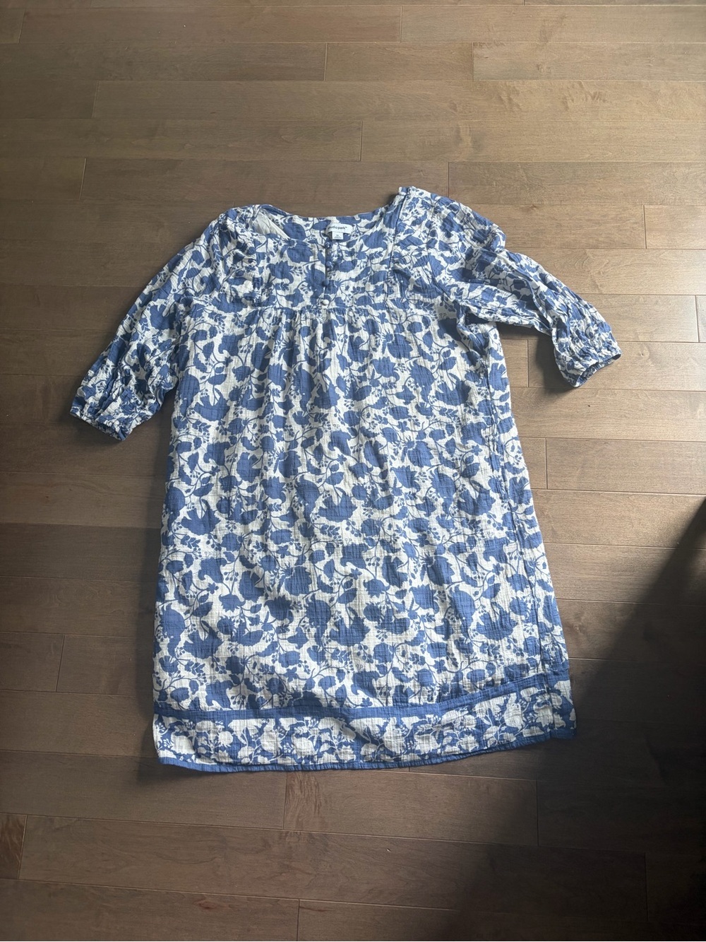 Studio Park Blue and White Floral Tunic